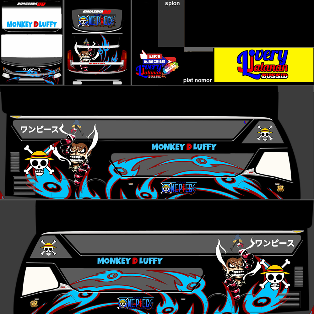 36. One Piece Blue Flame