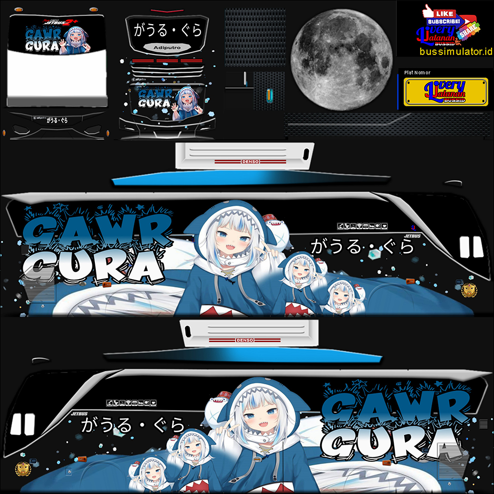 69. Gawr Gura Black