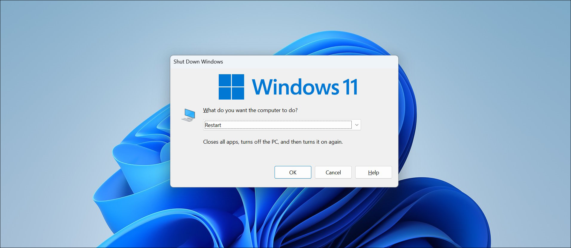 1. Restart Windows 11 Dengan ALT + F4